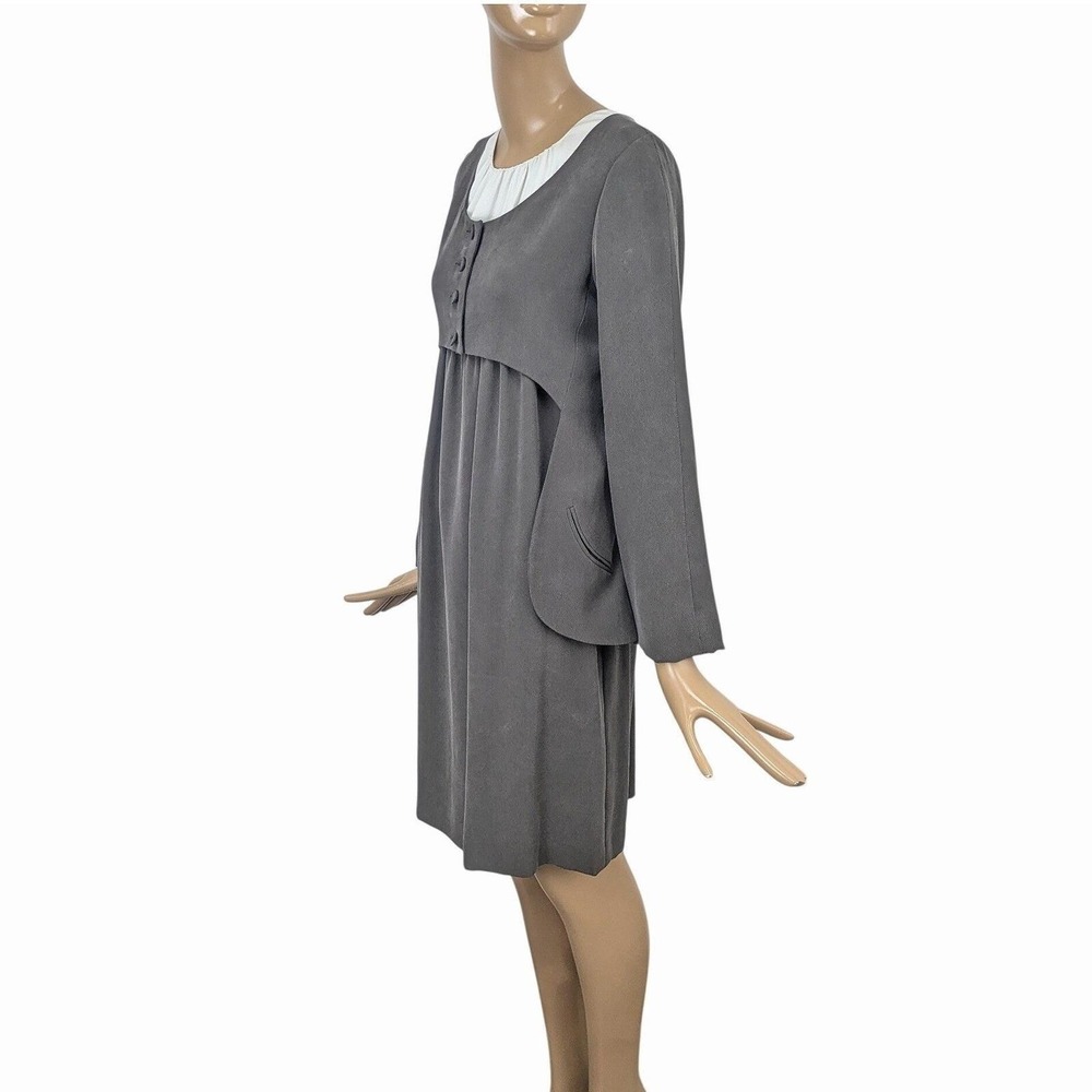 Vintage Chloe Spring 1994 Karl Lagerfeld-era Runway Silk Dress and Jacket Set 38 - Picture 2 of 13